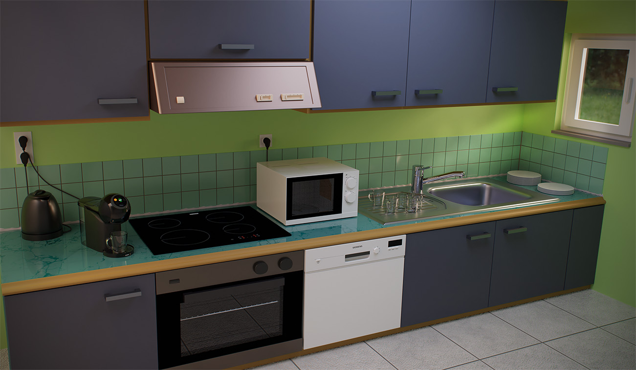 Reproduction 3D de ma cuisine