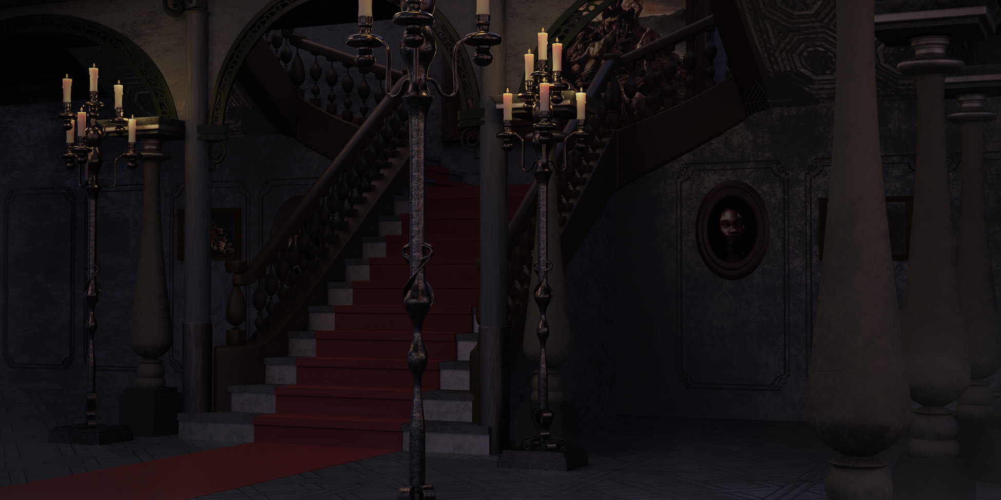 Entrée du manoir Spencer - Resident Evil